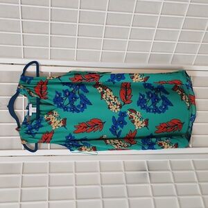 Tabitha Webb Sleeveless Green Floral MIni Dress Size Size 6